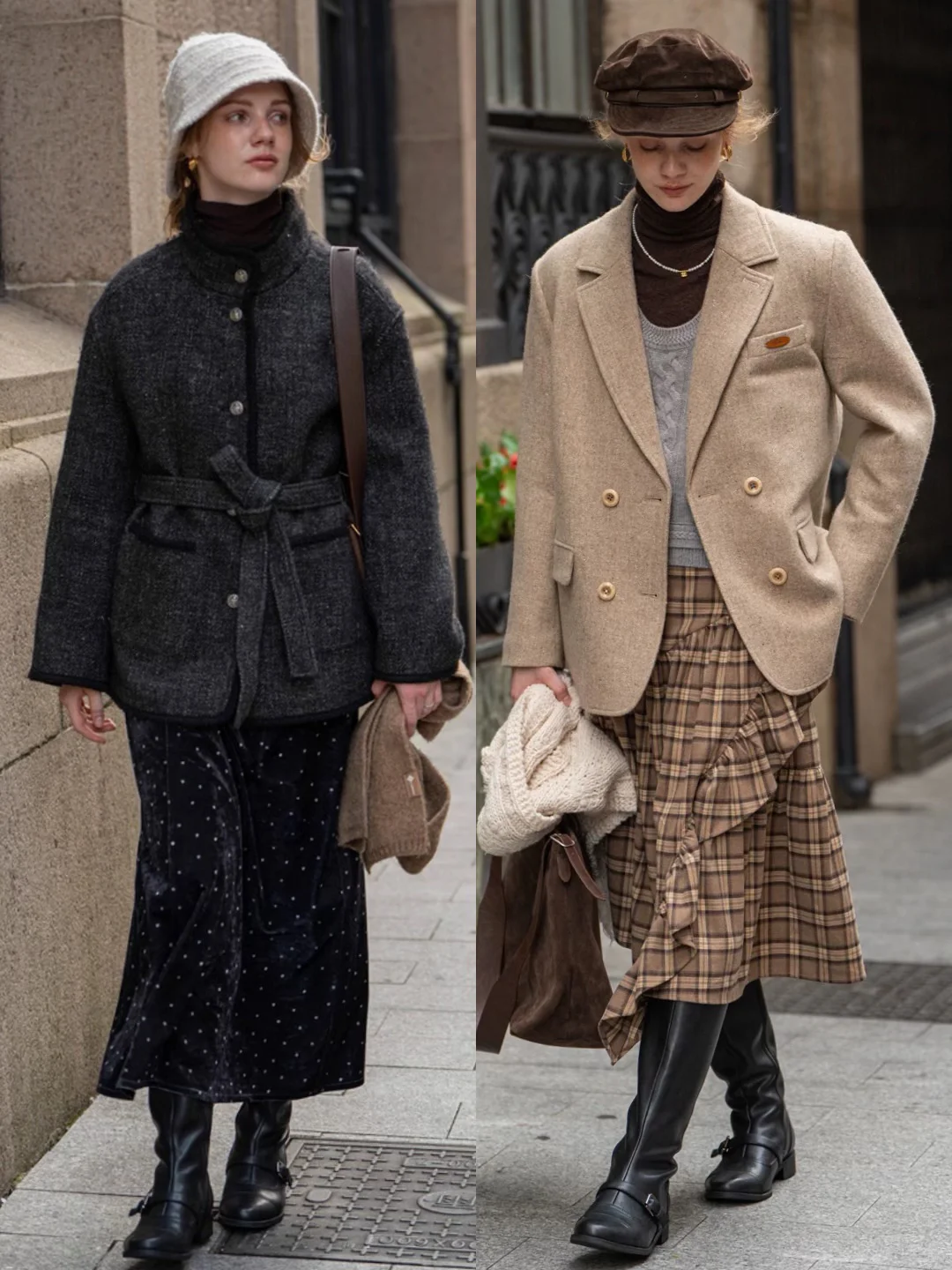 秋冬穿什么 | 法式复古通勤电影感穿搭