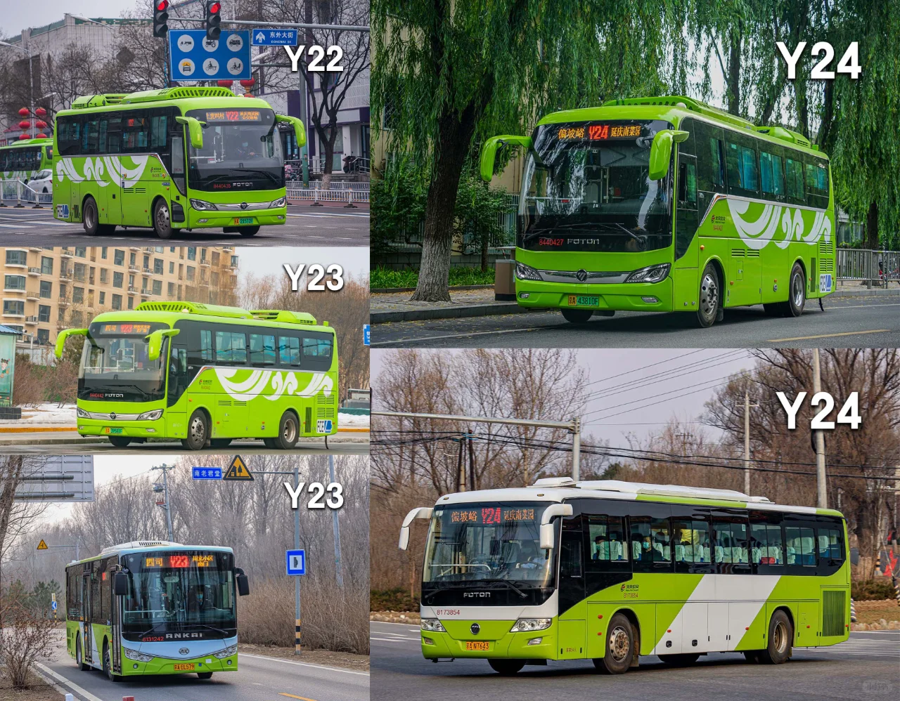 北京延庆区域公交线路全集