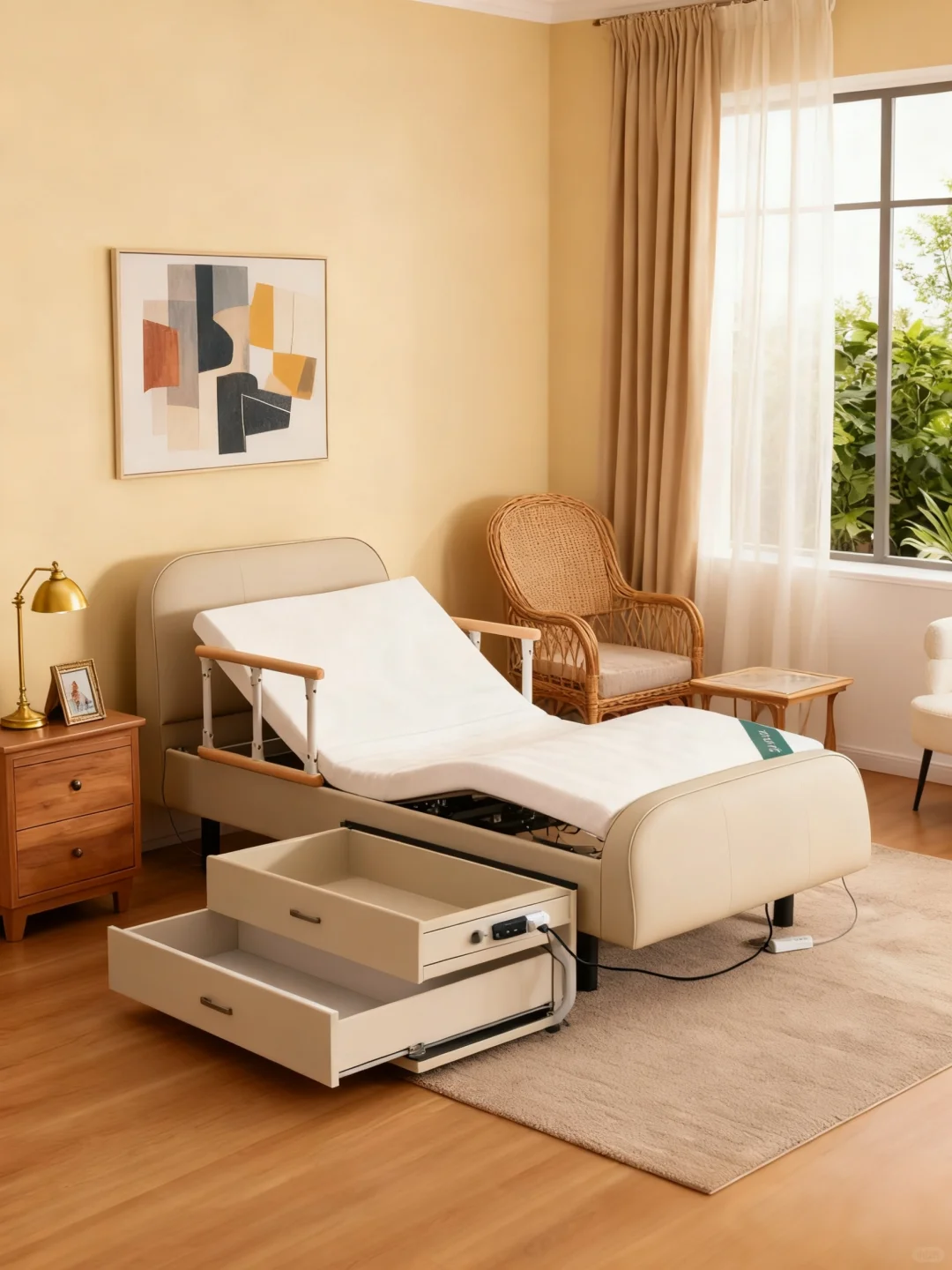 ?给长辈的“智能孝心床”!护理床把痛点解决