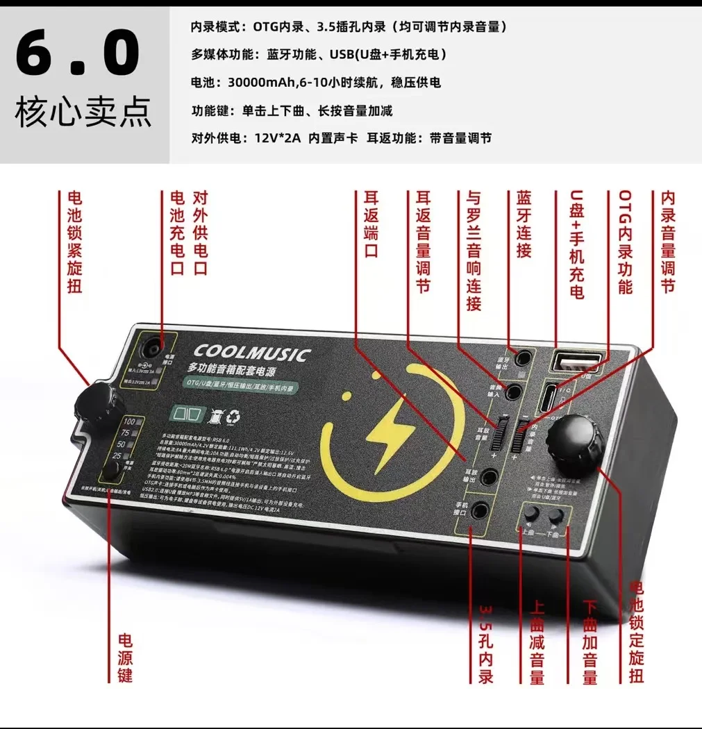 那些你不知道罗兰音响多功能小电池✨✨