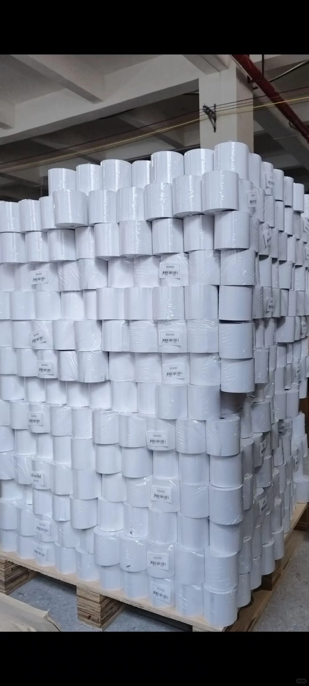 吸塑之后的热敏纸自带光影