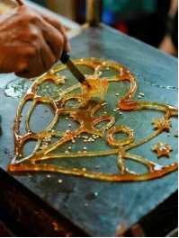 非遗糖画！以勺为笔，融糖为墨