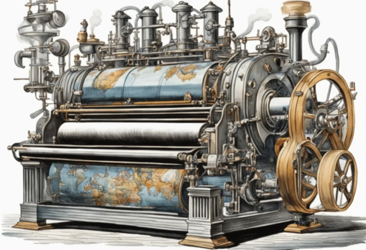 蒸气印刷机