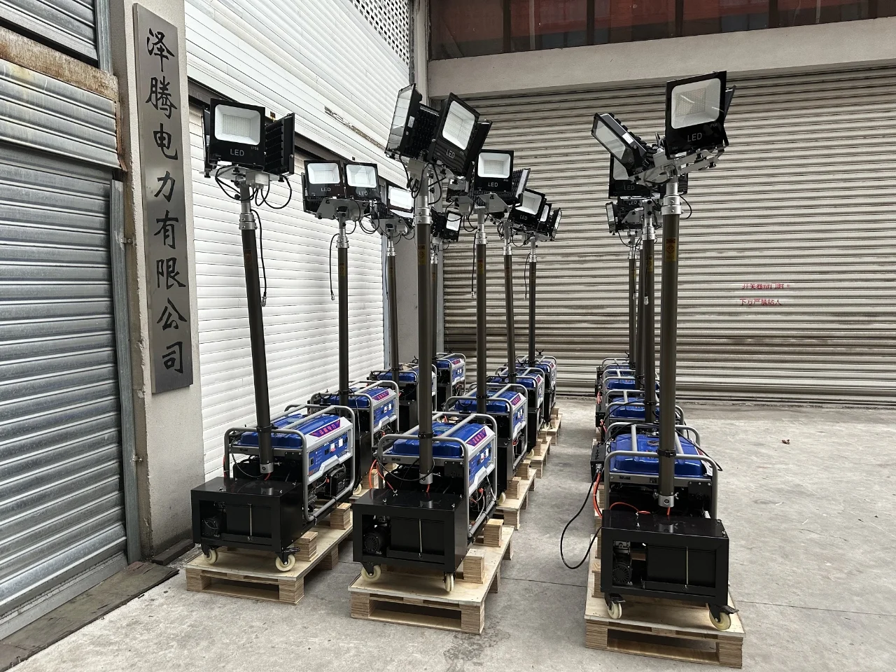 移动照明灯车5KW，招投标资质齐全