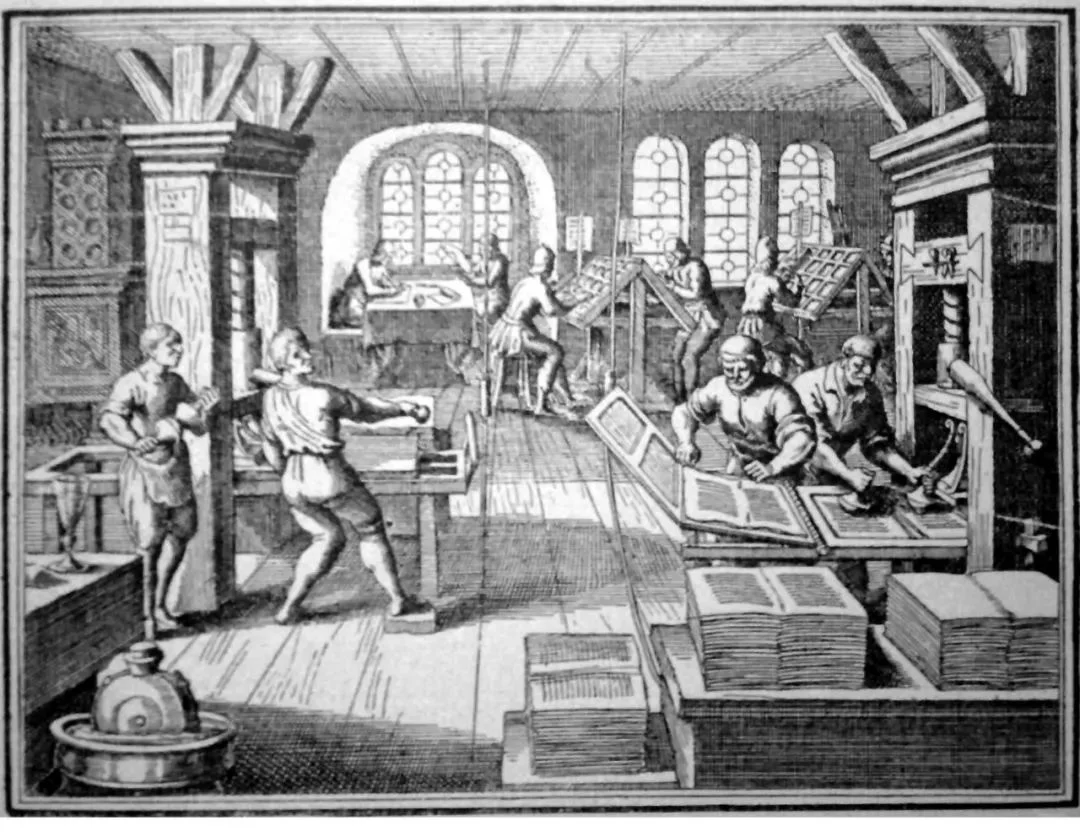 谷登堡木制凸版印刷机（版画机）