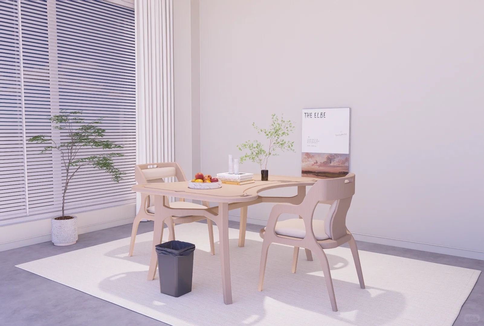 适老化桌椅设计