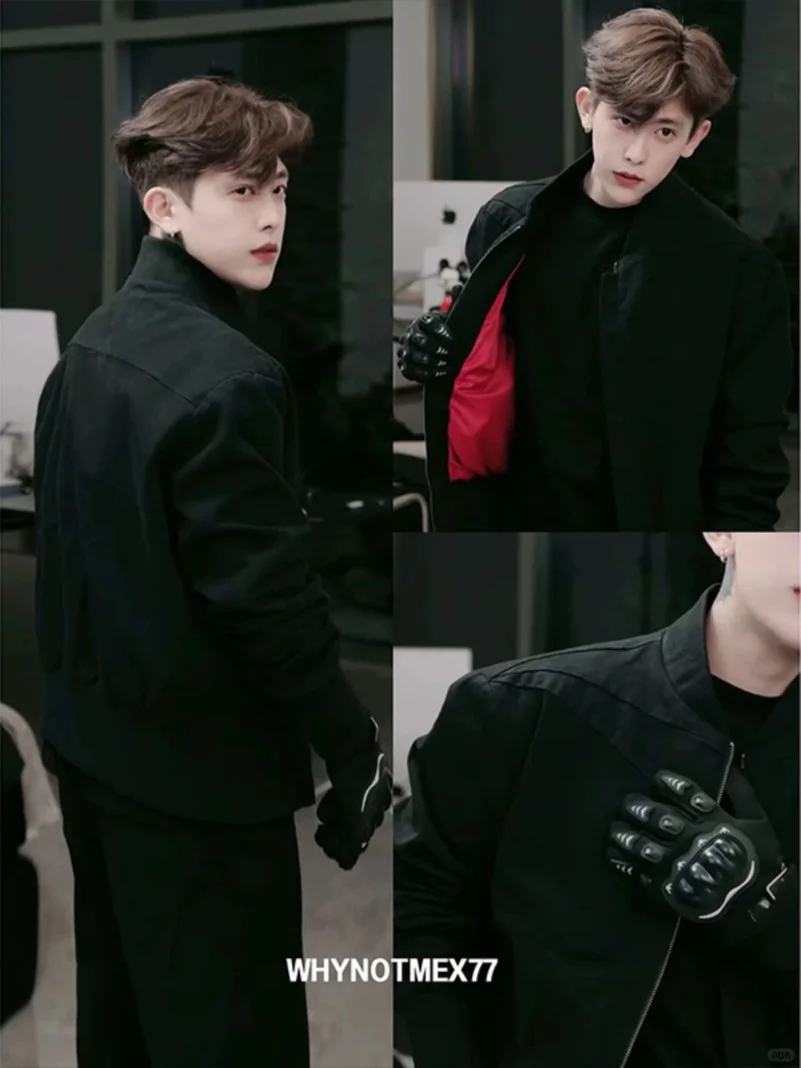 男生必入！这件黑色解构夹克也太帅了吧?