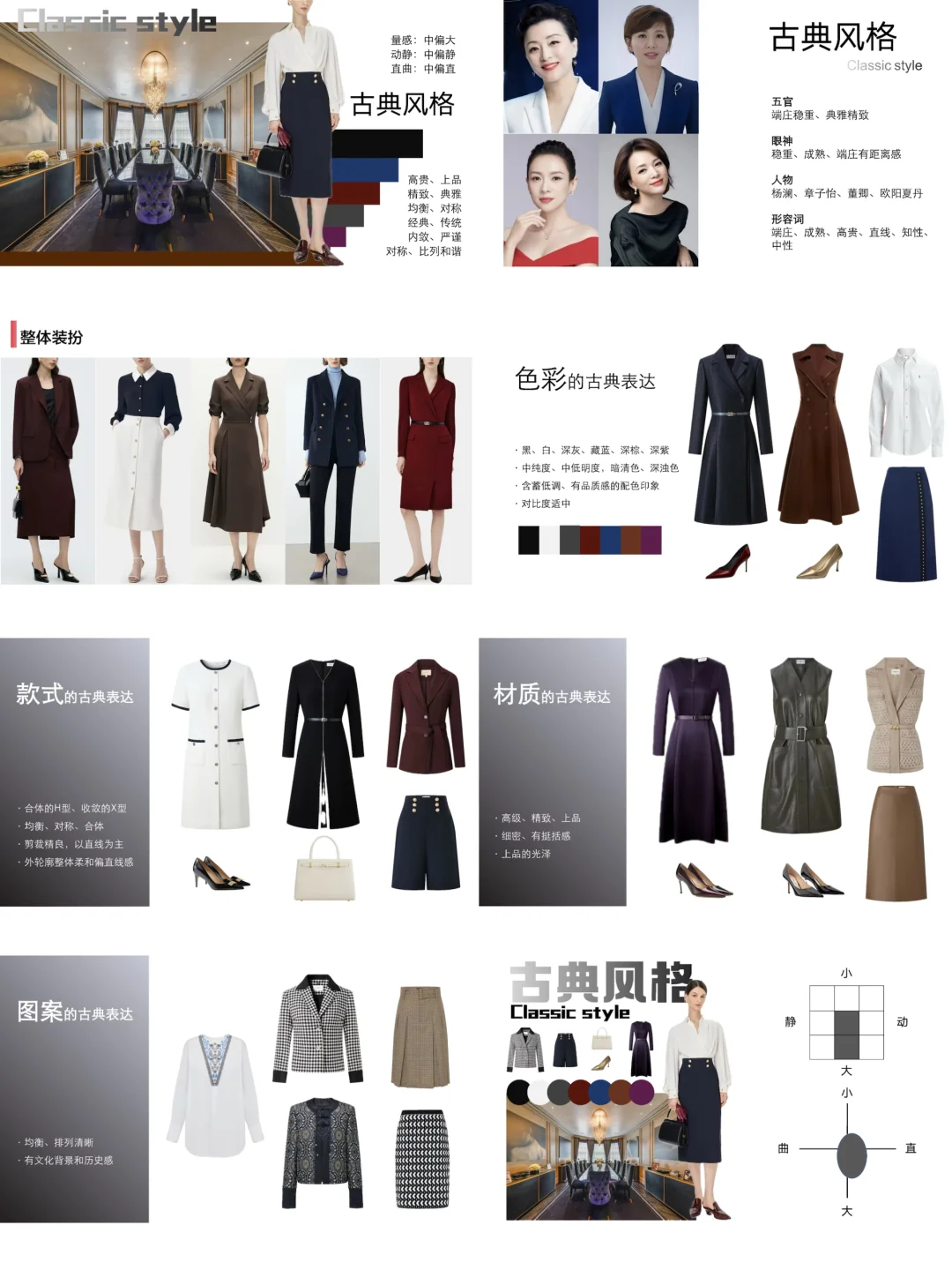?古典风格|女士八大风格
