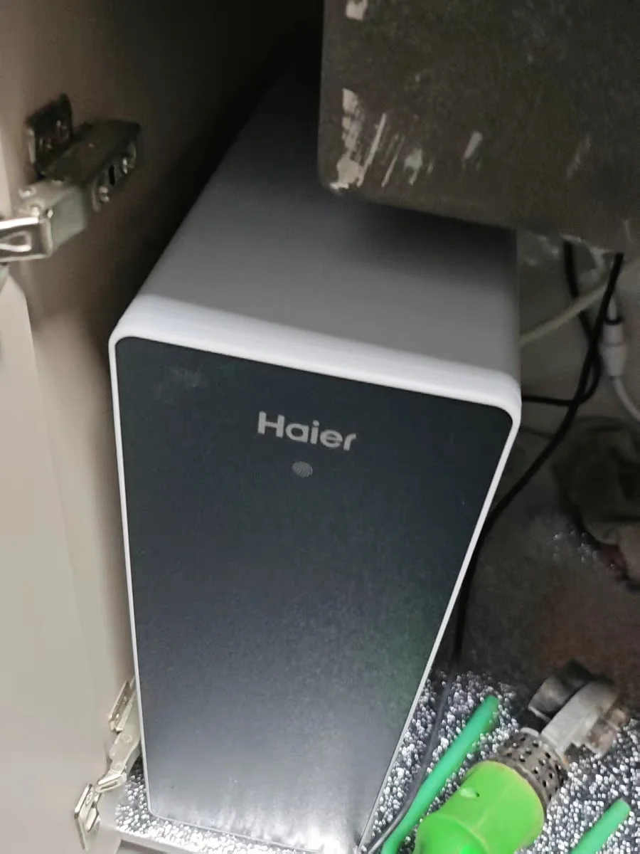 海尔净水器到家咯