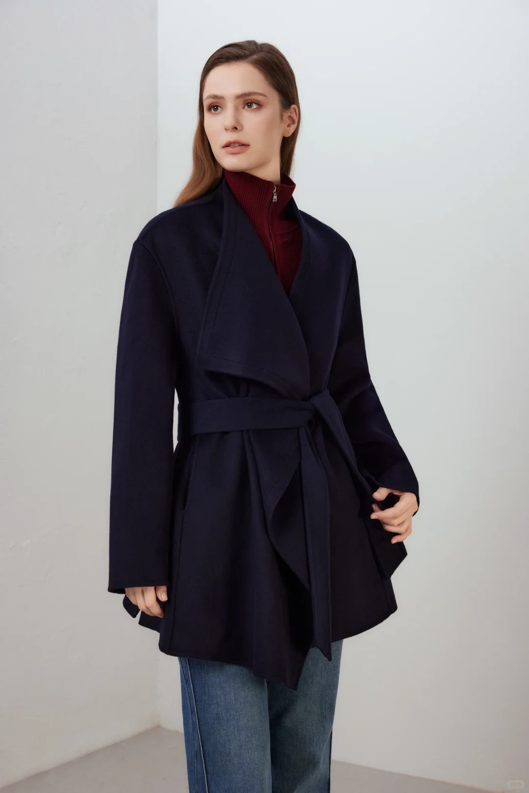 羊绒大衣 软黄金