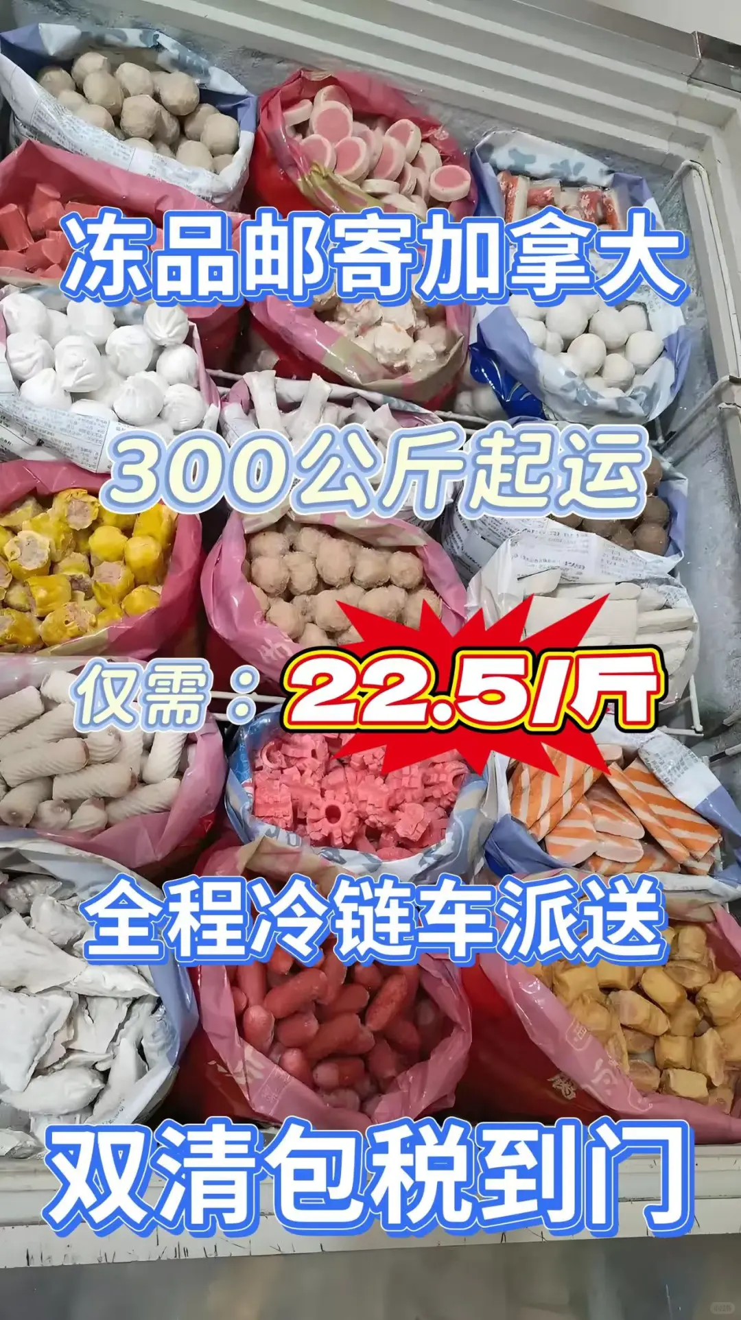 ⛴️⛴️⛴️如何把冷冻食品邮寄至加拿大