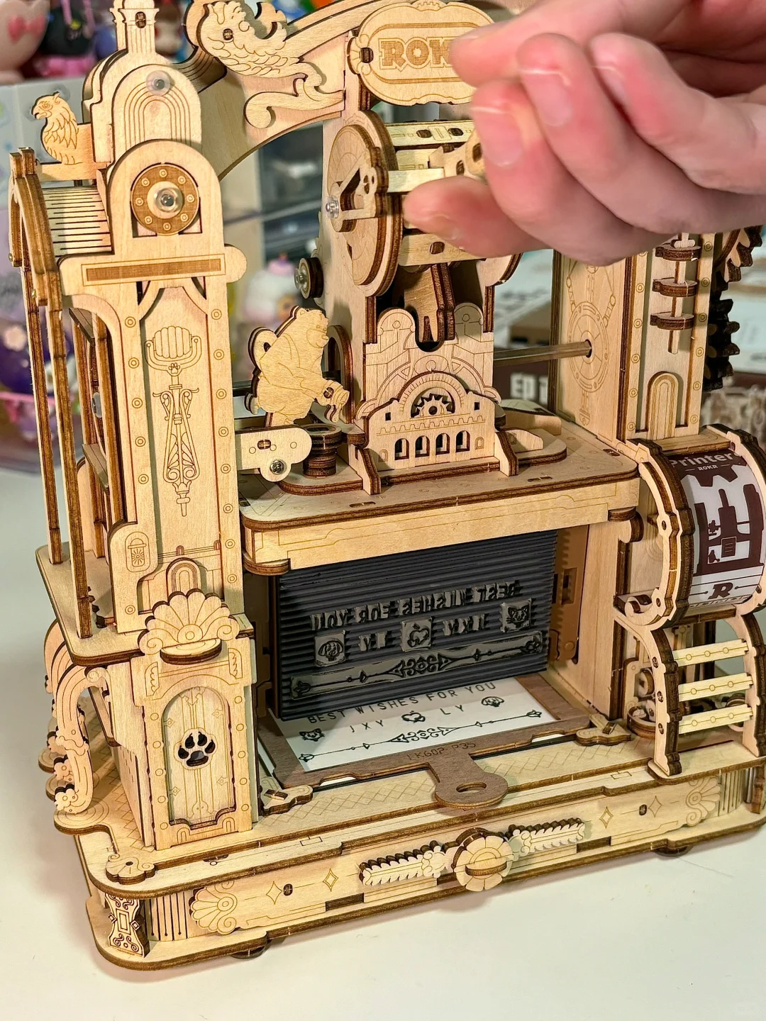 ?自己拼的印刷机！太喜欢啦啊啊啊