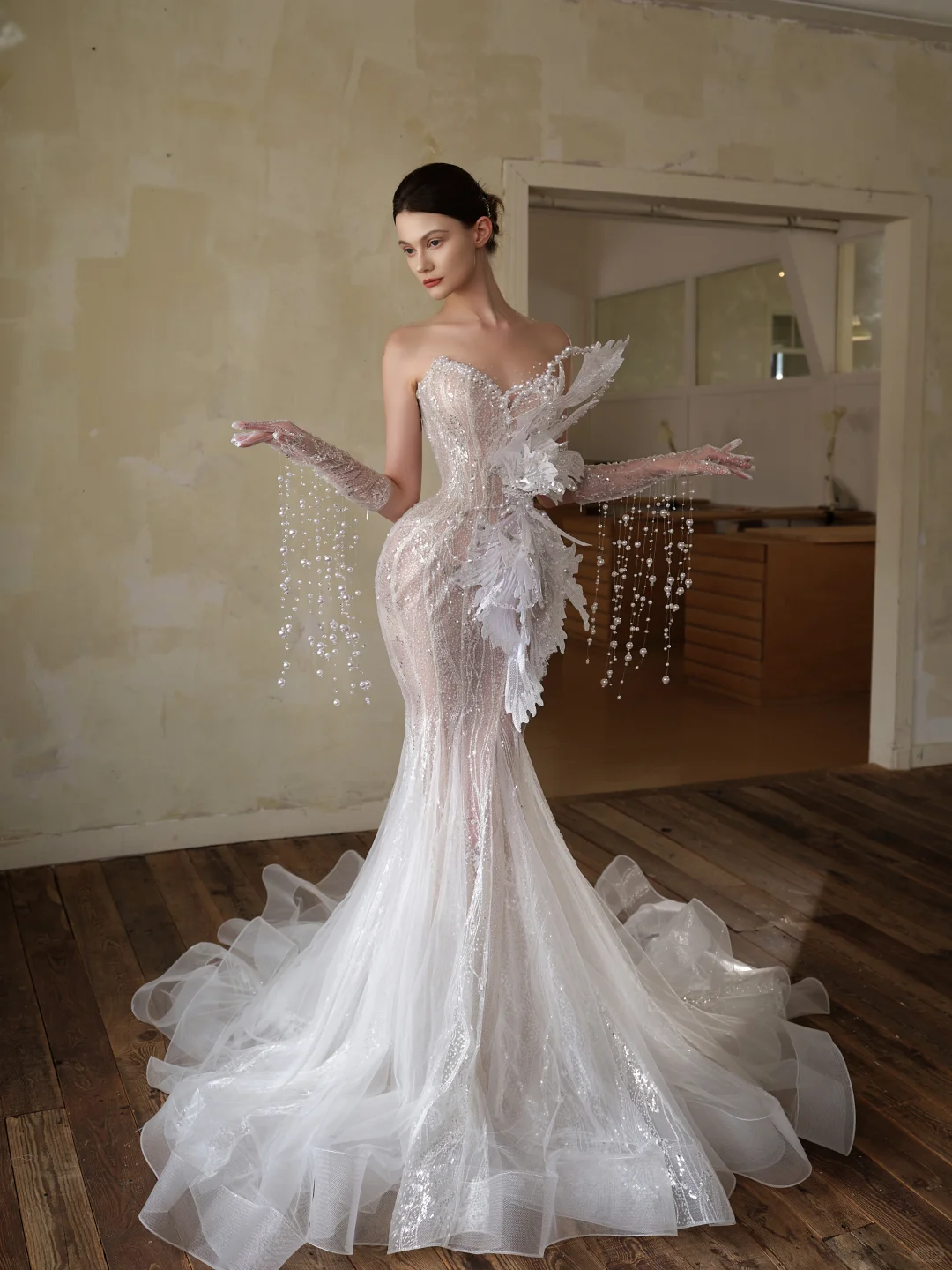 鱼尾合集|臀腰比+不对称美学,艺术生严选