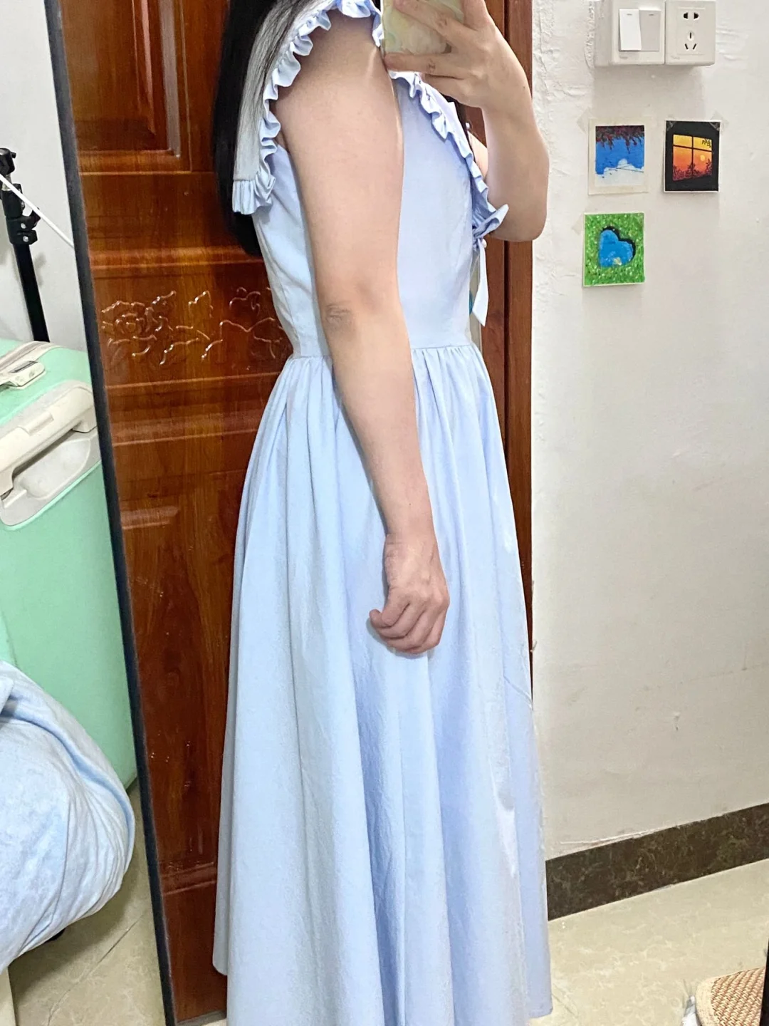 隐形拉链长裙初尝试记录
