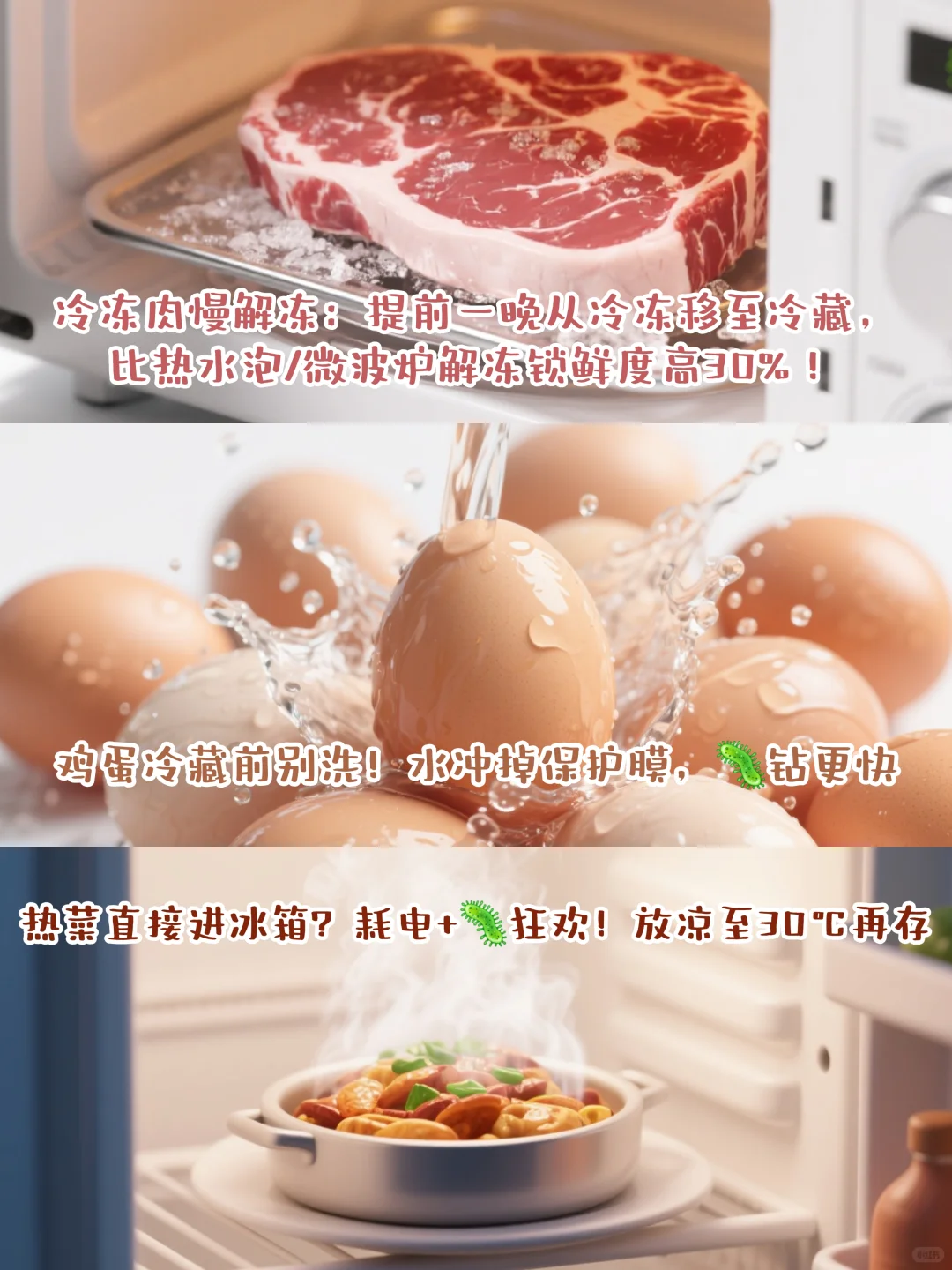 ❄️ 冰箱杀手!食物存储禁忌⚠️