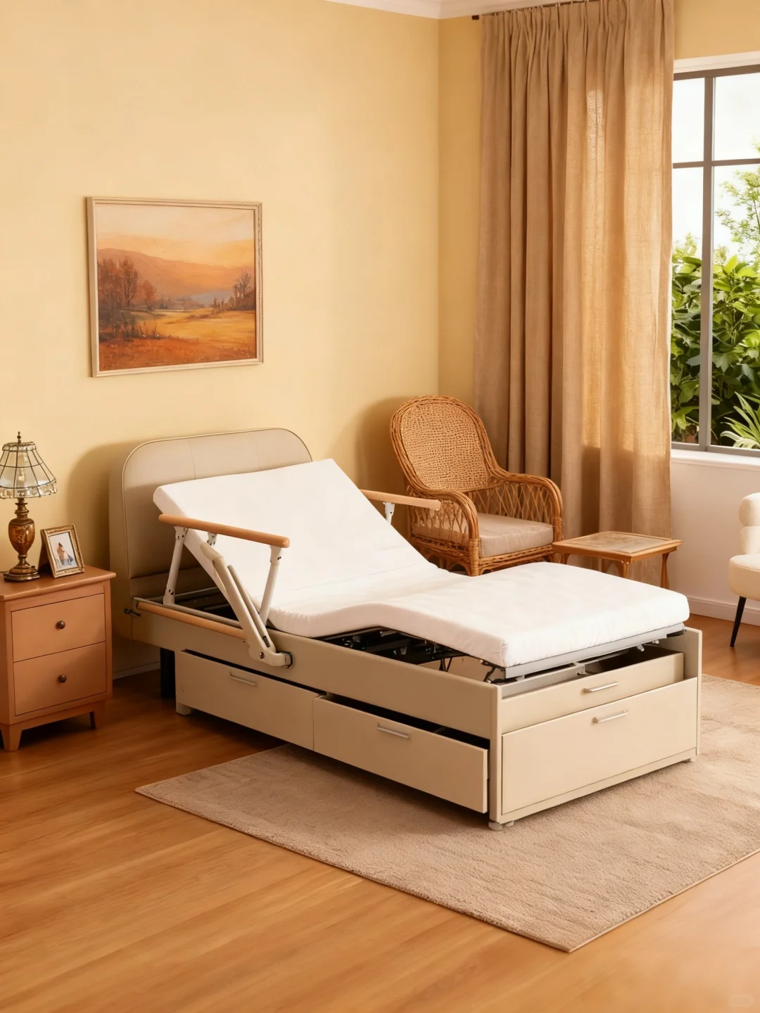 ?给长辈的“智能孝心床”!护理床把痛点解决