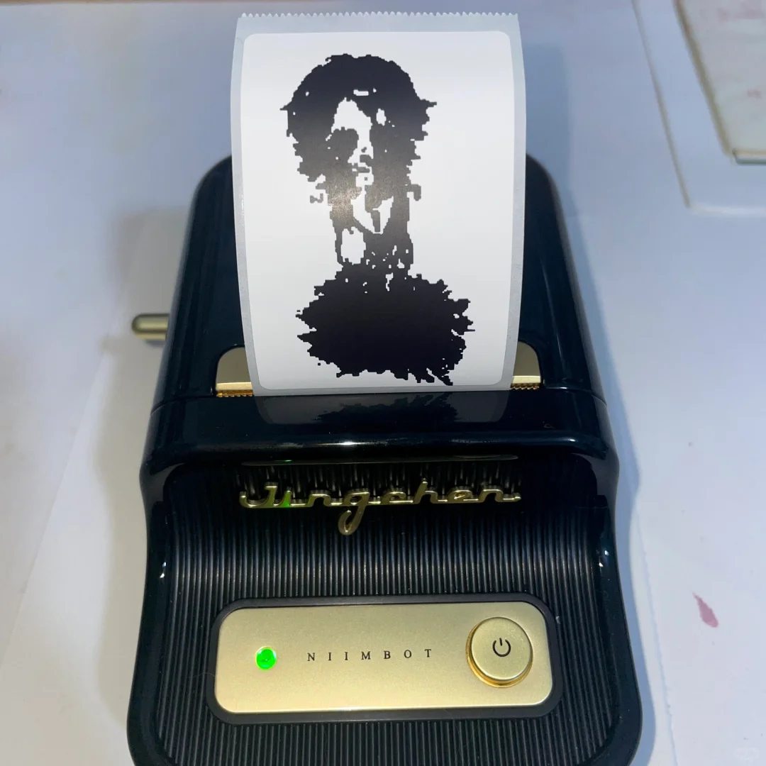 印了一些热敏贴纸