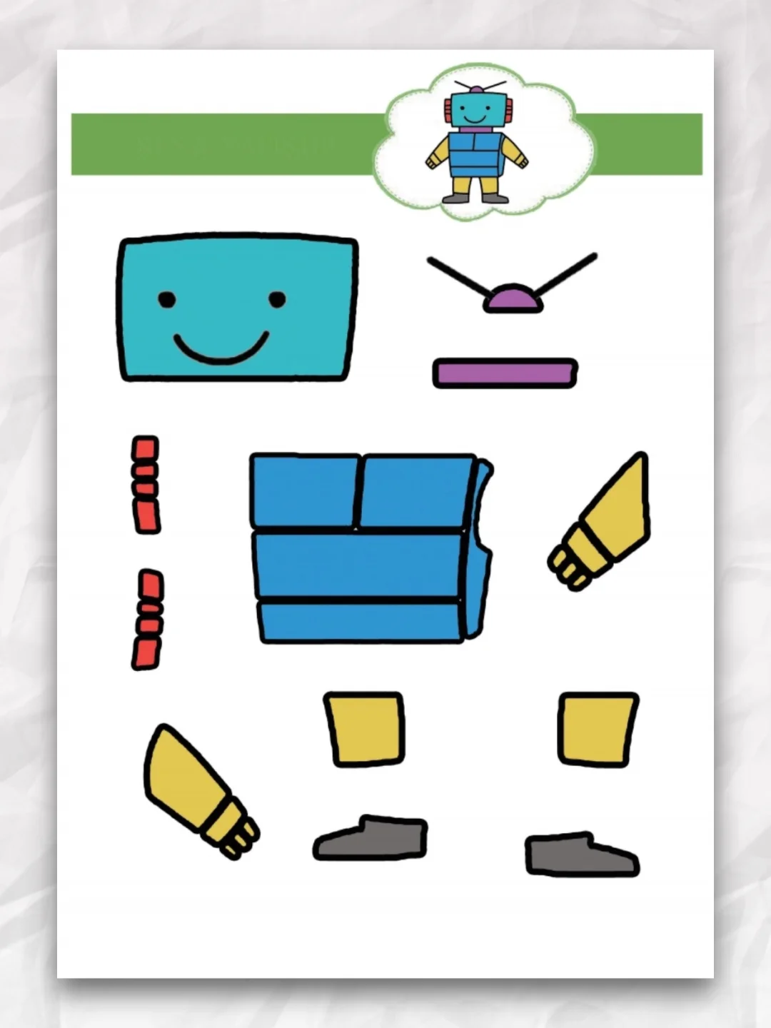 亲子手工｜幼儿剪纸素材100页?打印