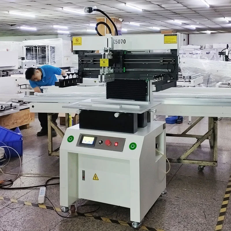 半自动锡膏印刷机高精密单色红胶LED灯条