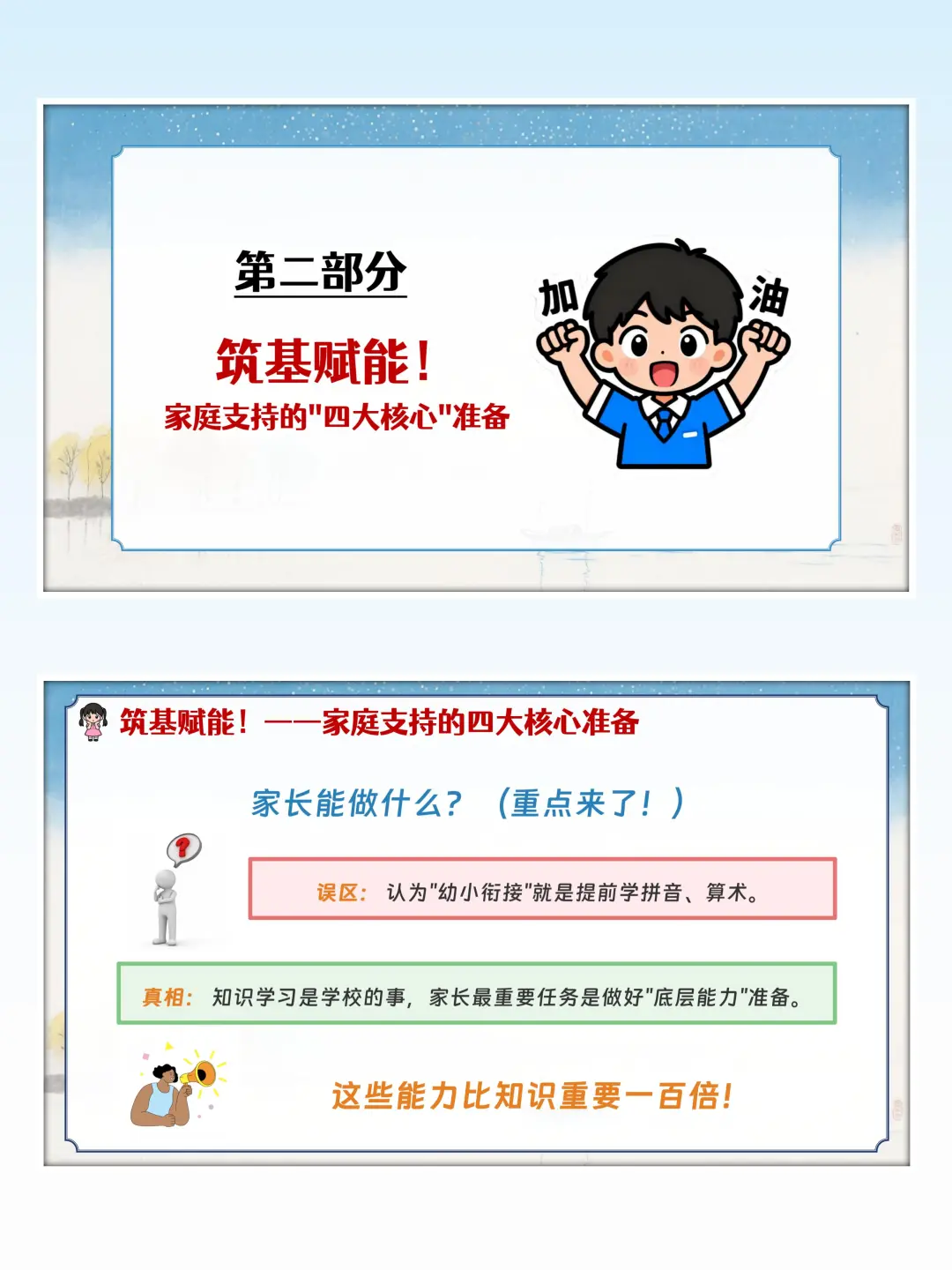 从小朋友到小学生，一年级家长会适应篇