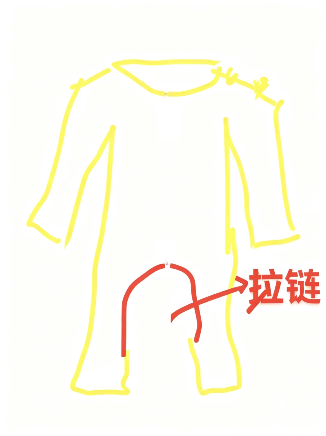 为什么不普及这种裆部带拉链的衣服啊❓