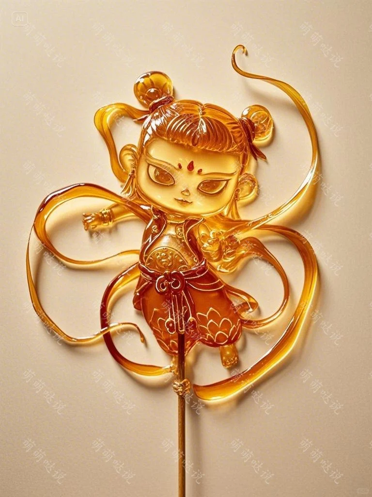 AI绘画：非遗糖人（附提示词）