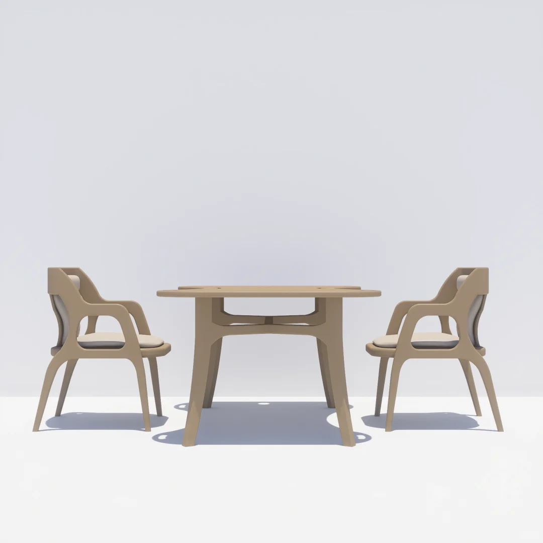 适老化桌椅设计