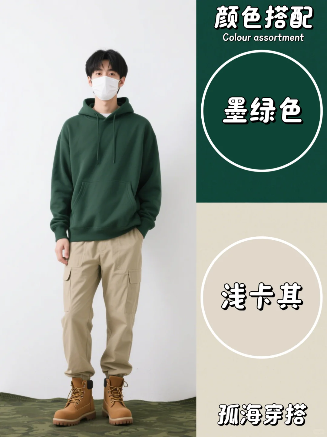 颜色搭配｜五种高级感穿搭配色