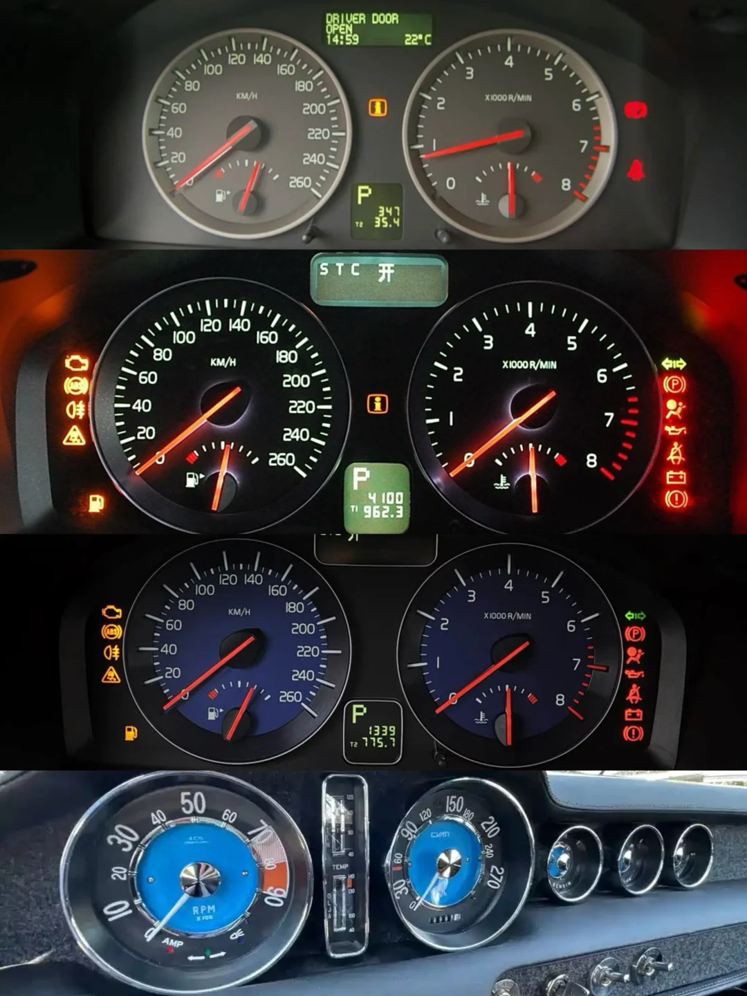 周末了，看看机械仪表洗洗眼睛吧?沃尔沃