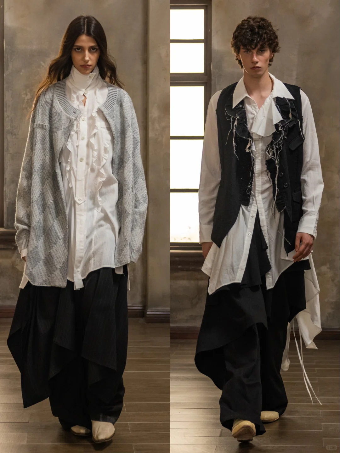 “山本耀司式”无性别穿搭：凌鸦
