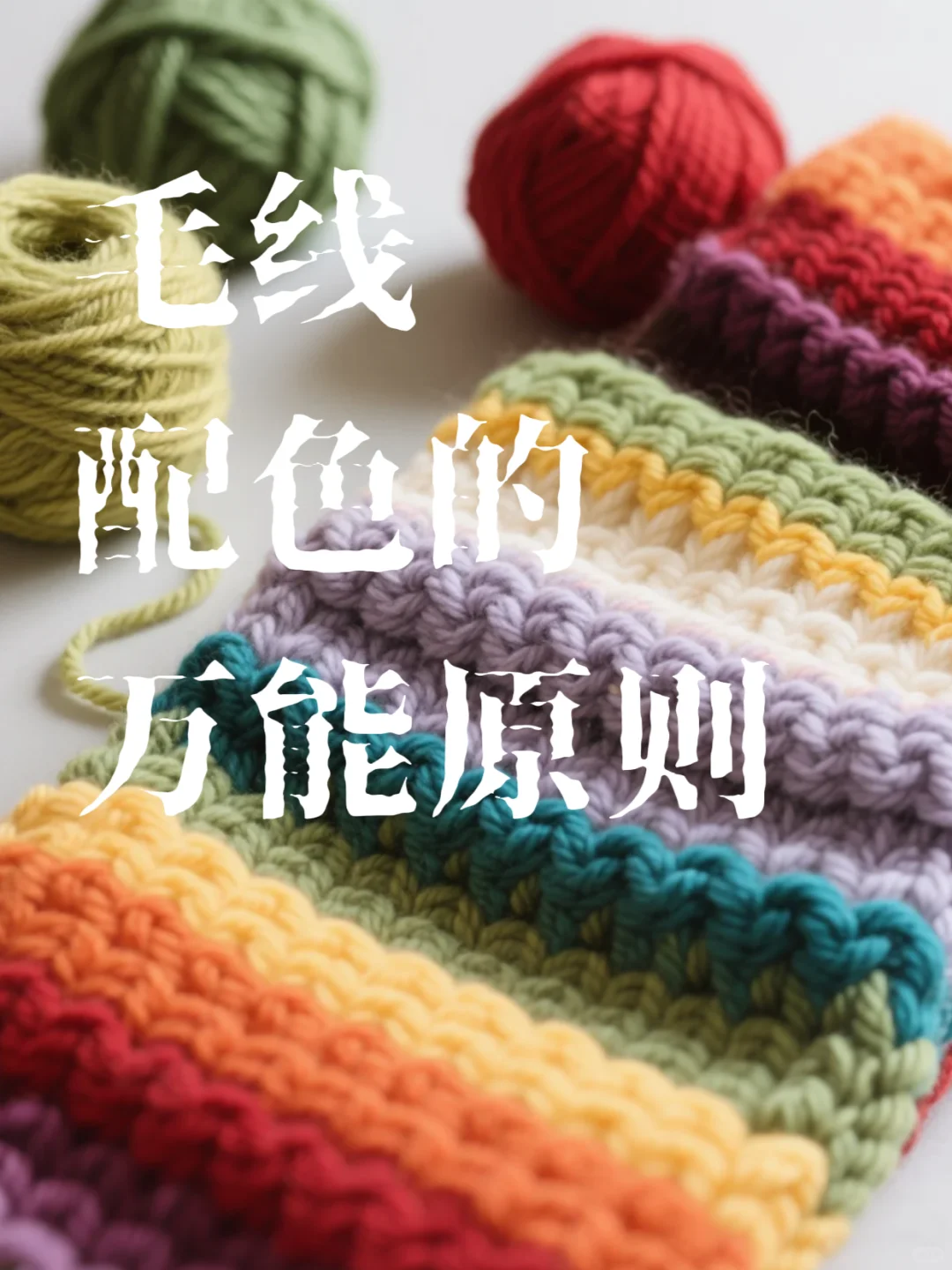 干货收藏❗️毛线配色的万能原则