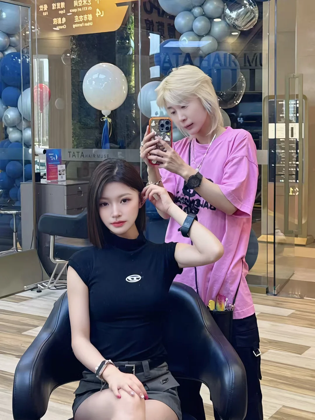 斜分短发|三分露额才是颜值放大镜