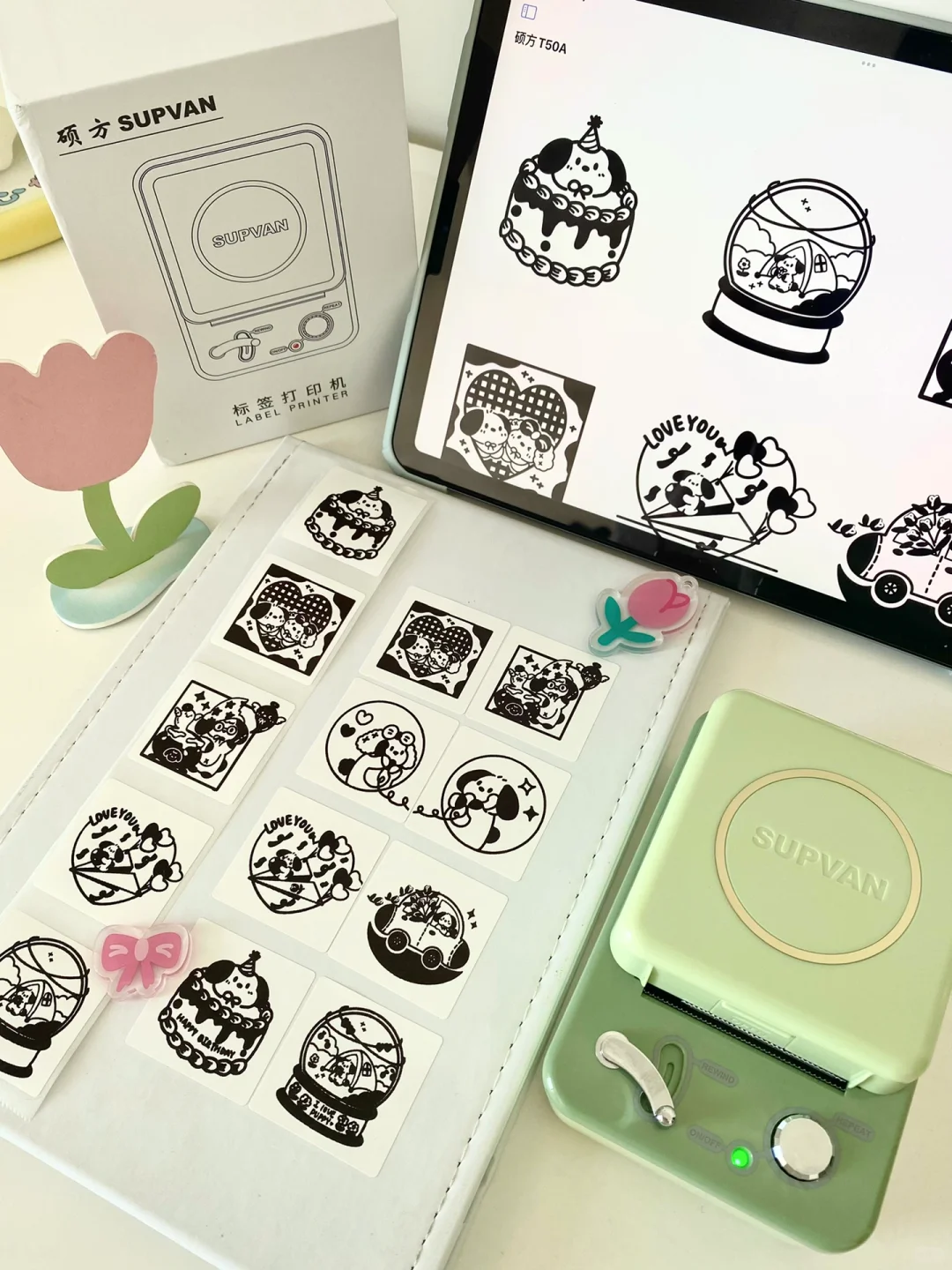 ?️贴纸自由|一起DIY独一无二的小狗贴纸!!