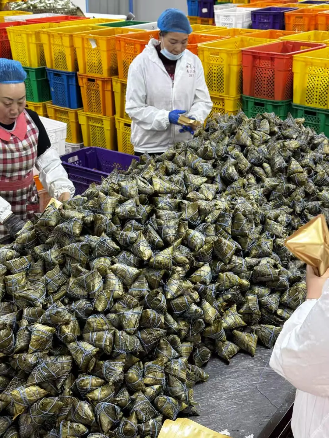 ??【粽子流水线实拍！粽子界的富士康