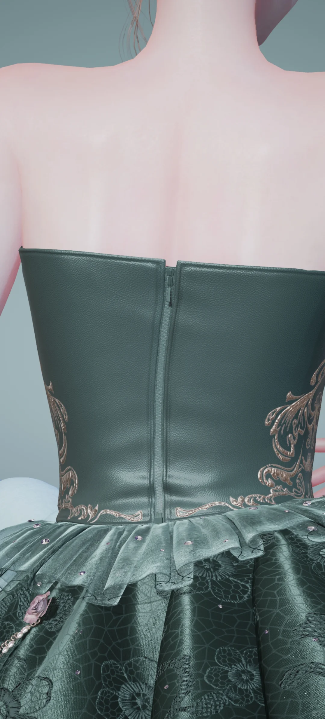 才发现以闪好多衣服背后有拉链