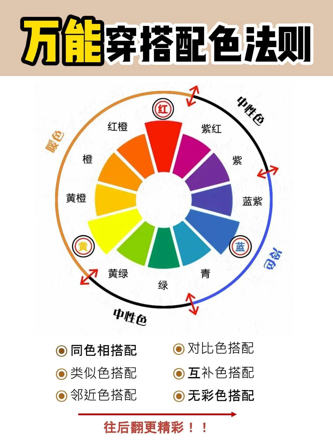 6个色彩搭配法则,教你好色有道