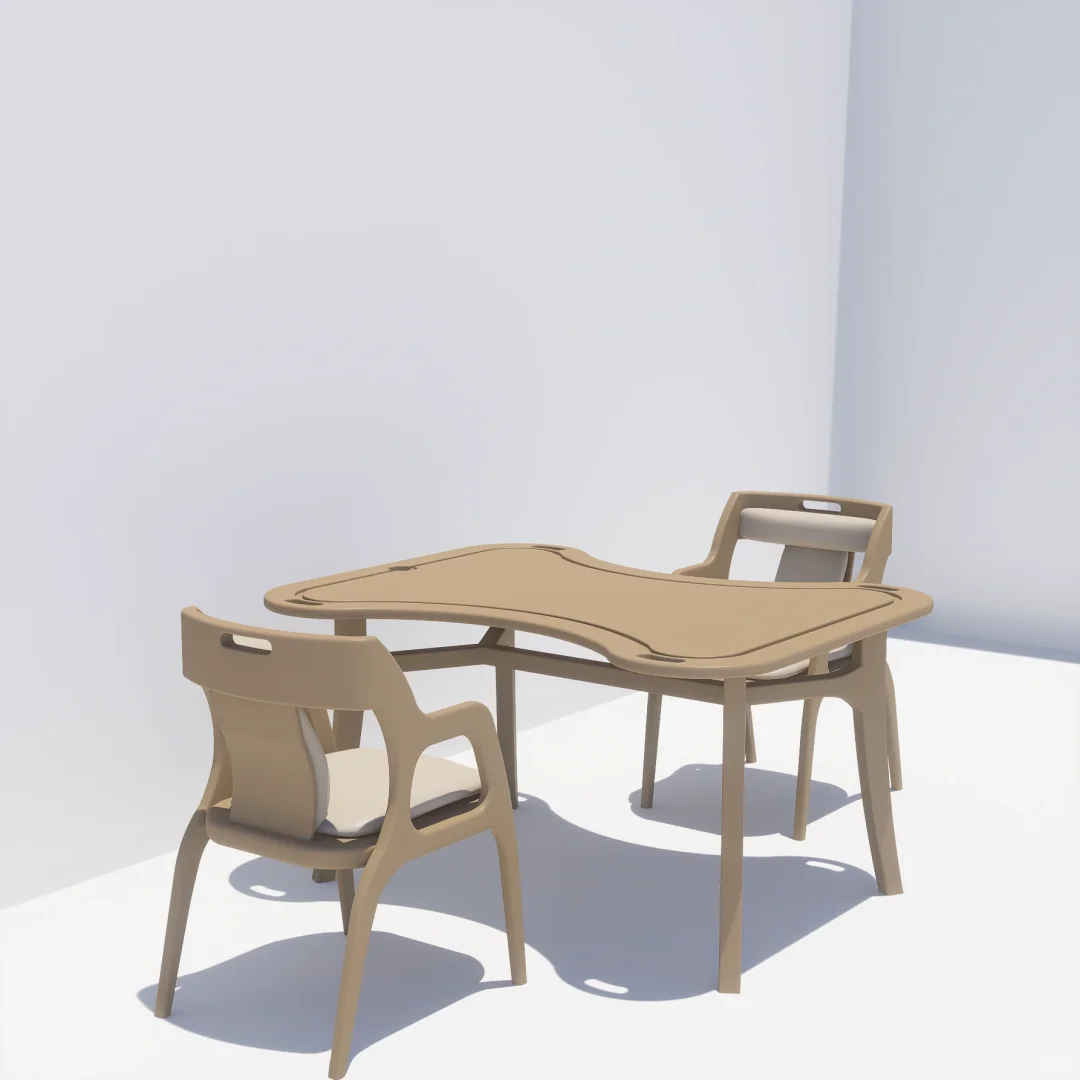 适老化桌椅设计