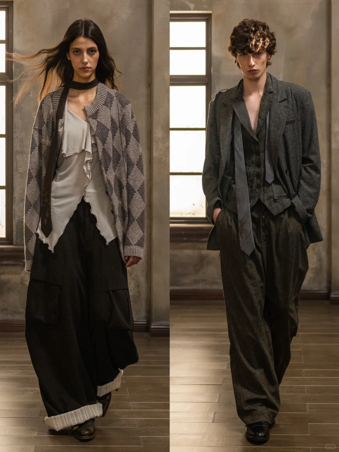 “山本耀司式”无性别穿搭：凌鸦