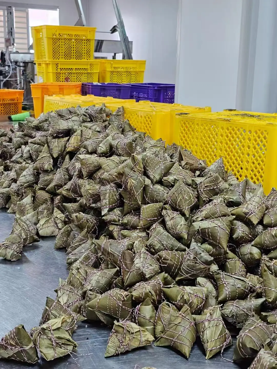 ??【粽子流水线实拍！粽子界的富士康