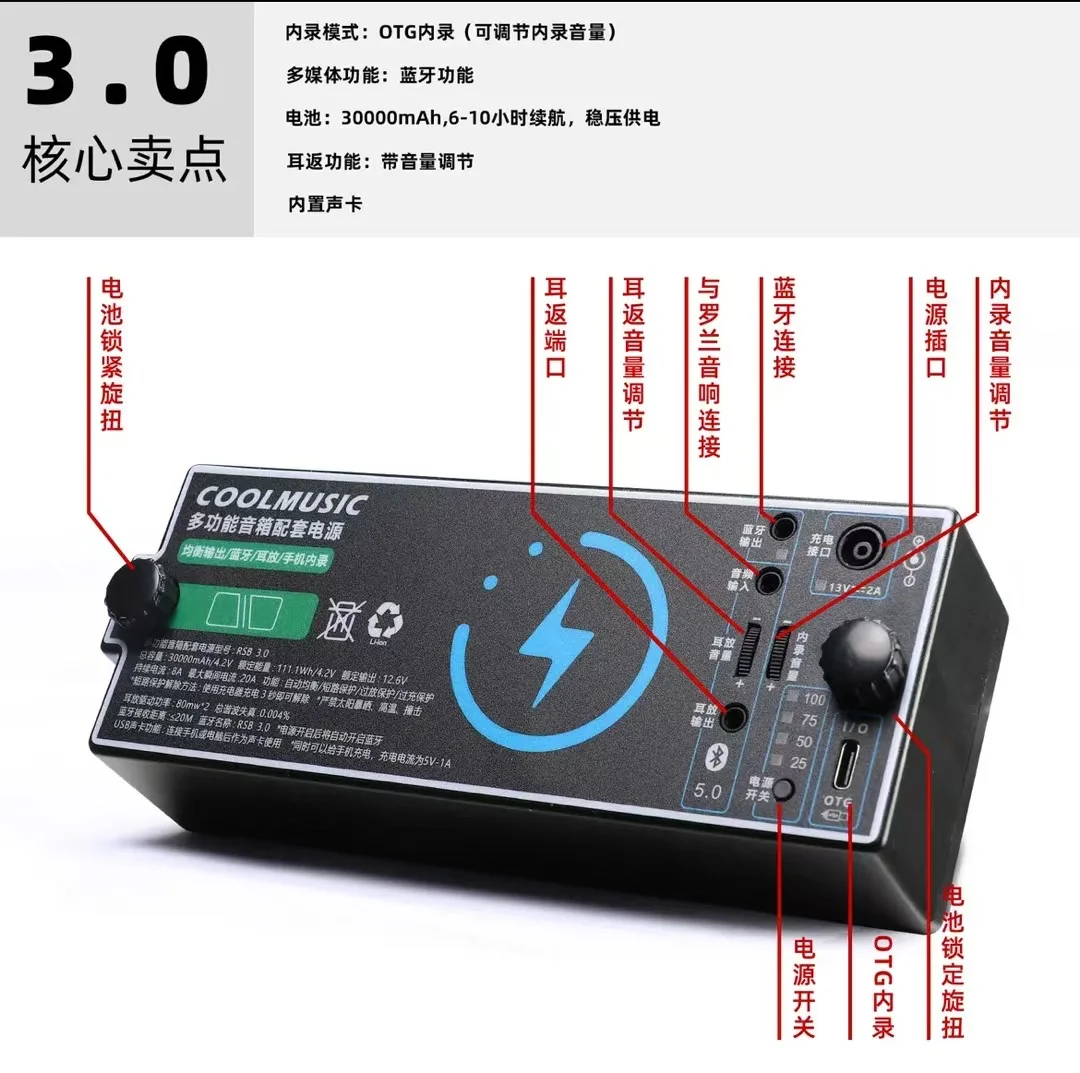 那些你不知道罗兰音响多功能小电池✨✨
