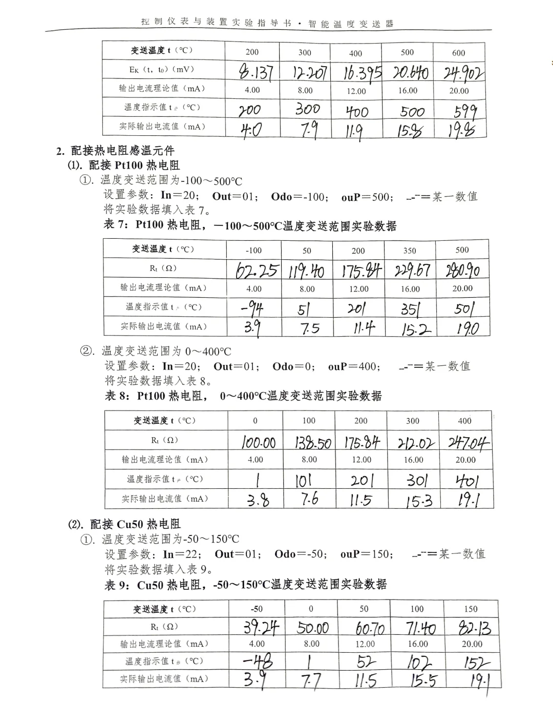 智能温度变送器