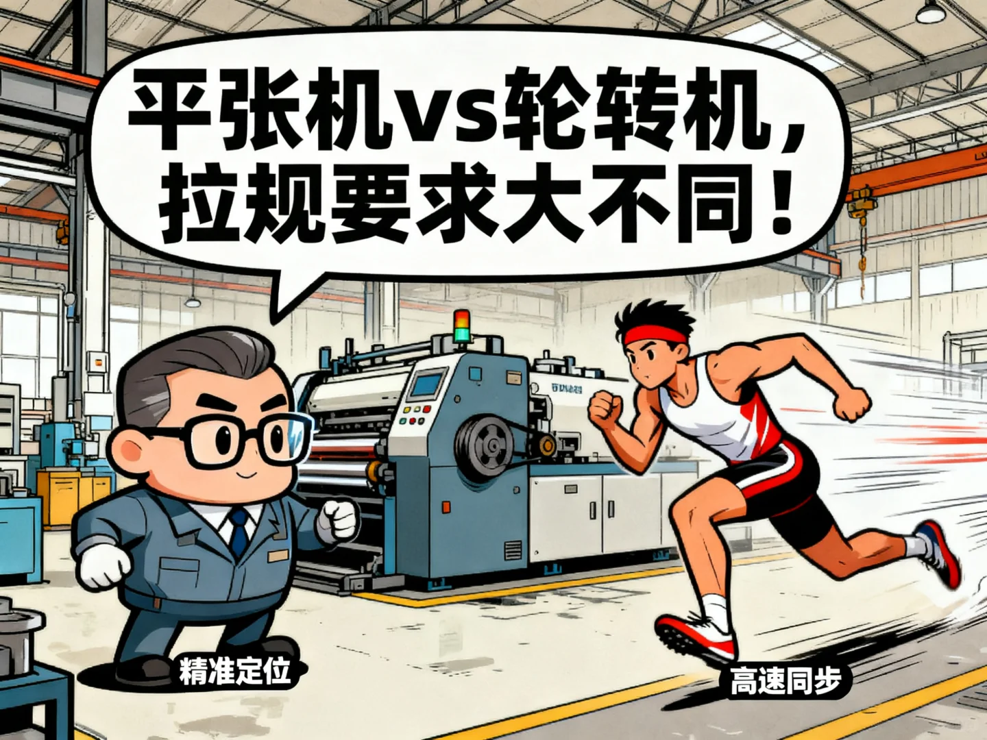 平张机vs轮转机,拉规设置真不同!