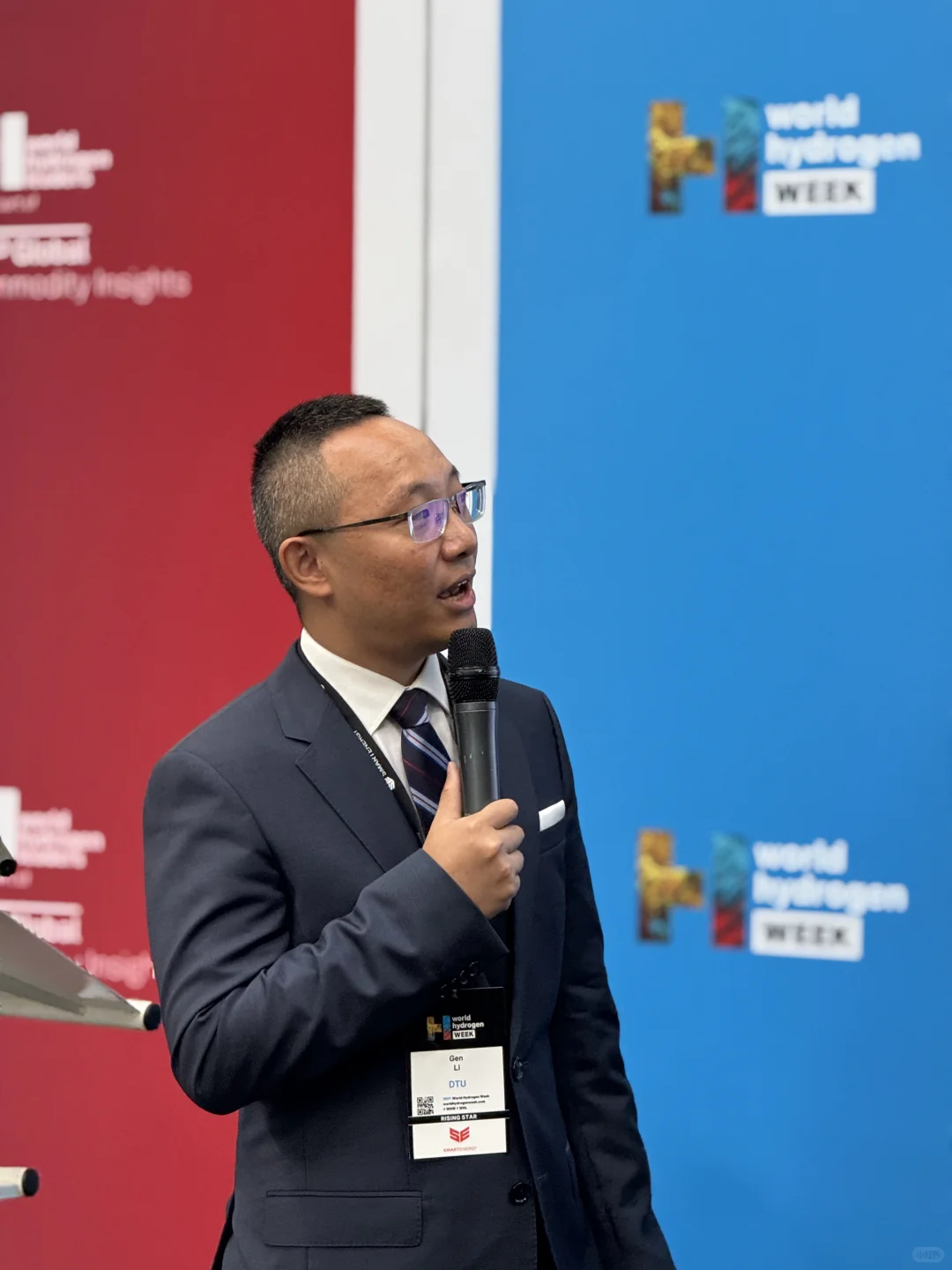 在世界氢能大会上讲电气