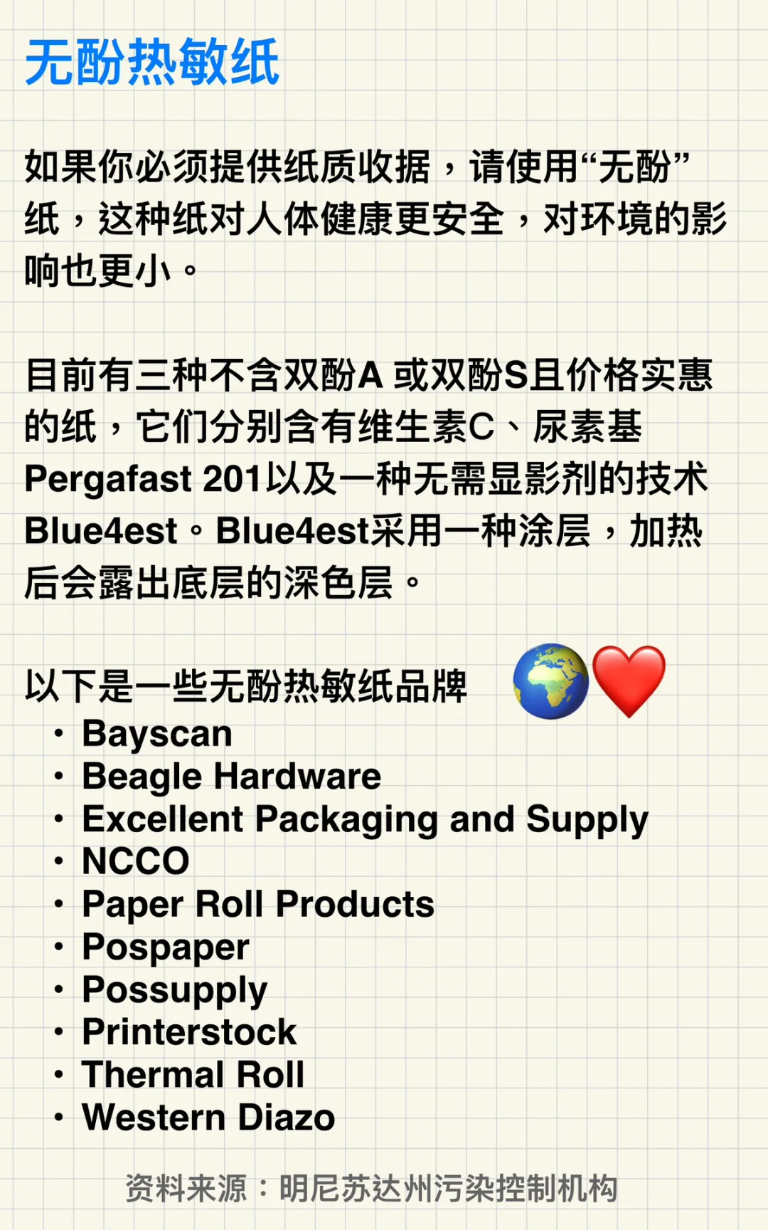 身边的有害物质?‍☠️热敏纸