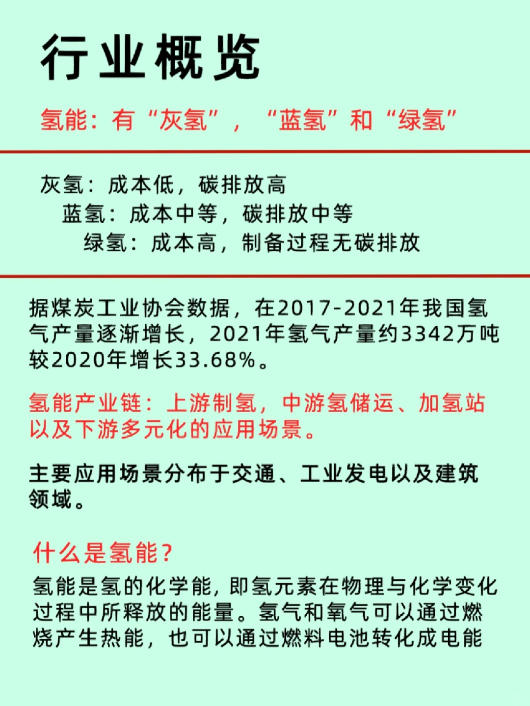 新能源/氢能源行业/相关上市公司