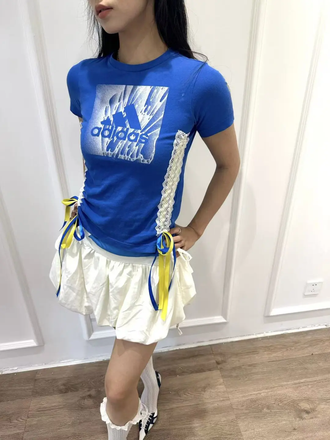 谁懂阿迪T爆改抽绳的魅力