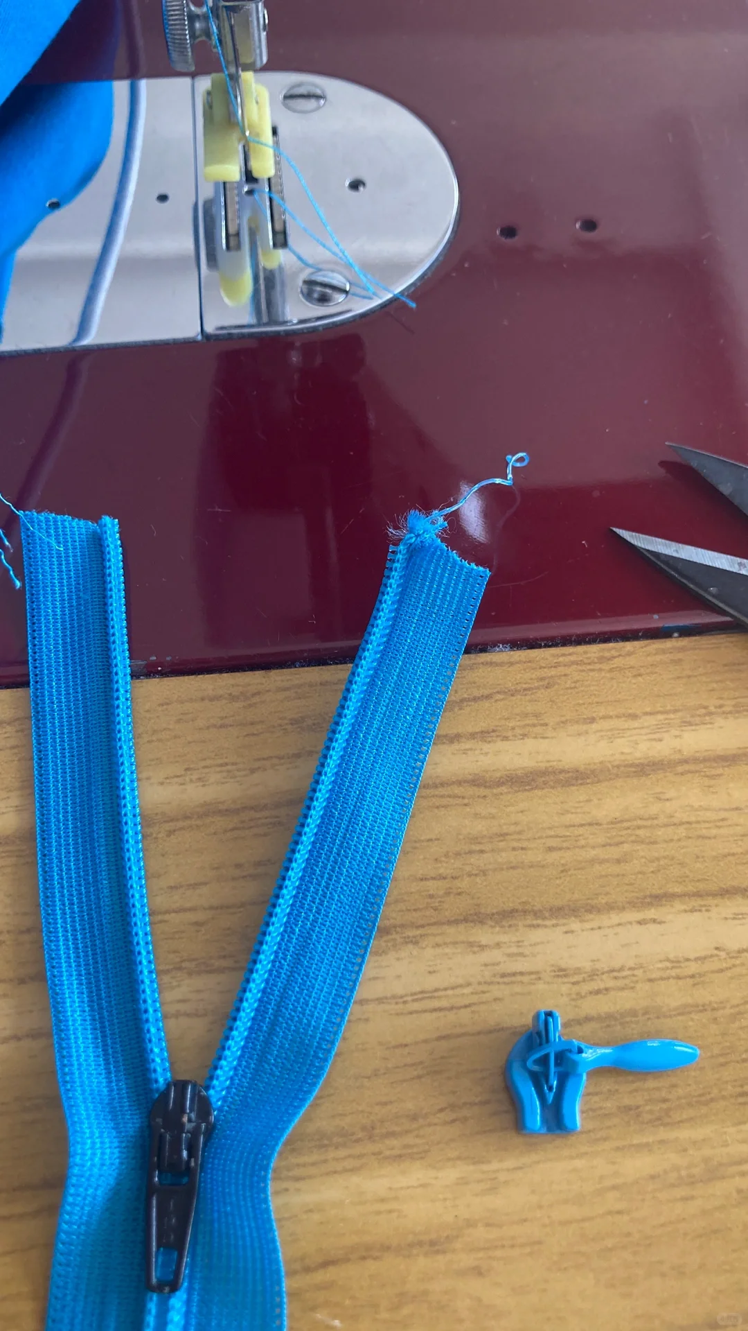 隐形拉链变成正面拉链