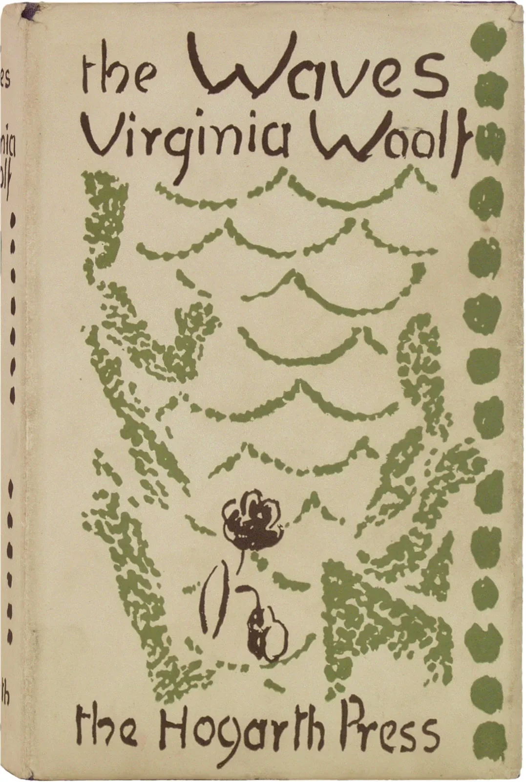 伍尔夫《海浪》初版本的紫色封面