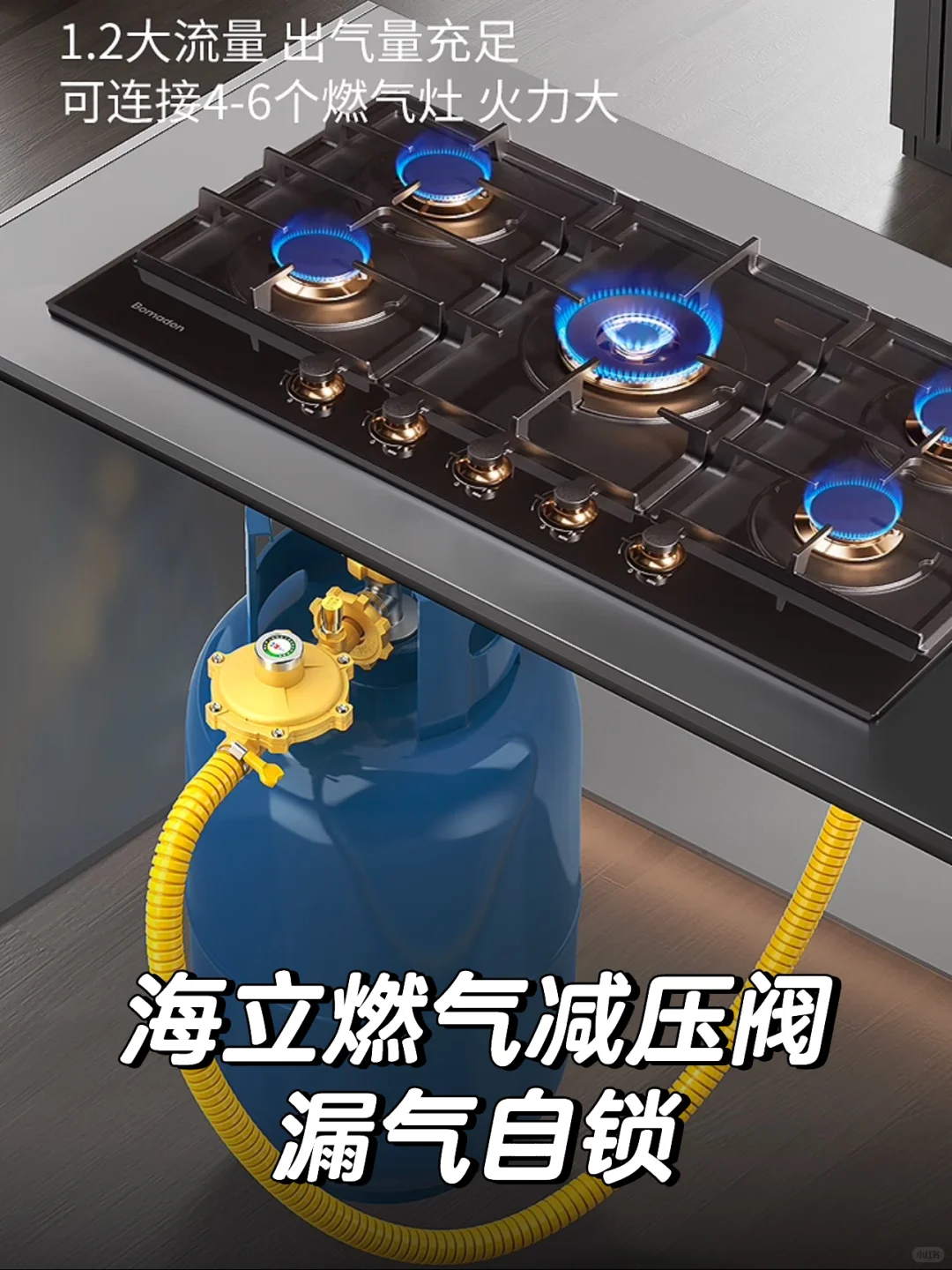 海立燃气减压阀，漏气自锁，安全防爆