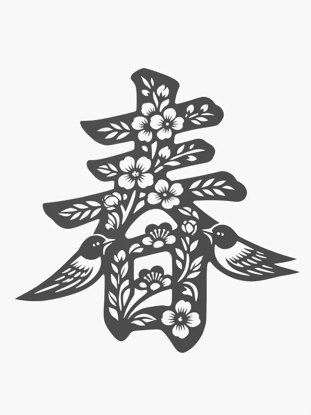 16图!复杂版春夏秋冬剪纸刻纸原创分享✂️